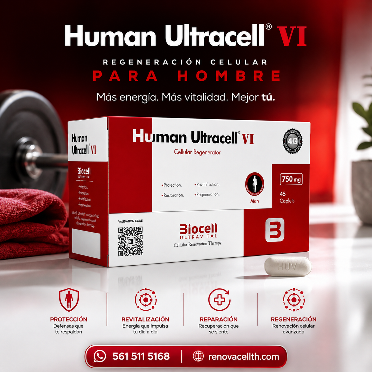 Ultracell VI Oral Hombre