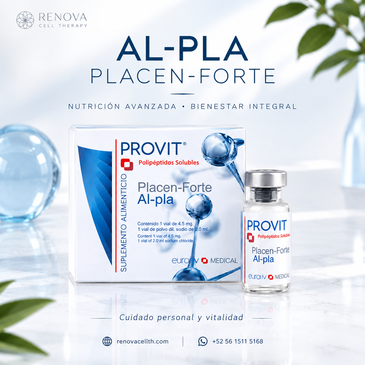 Placent Forte Liofilizado Euroliv