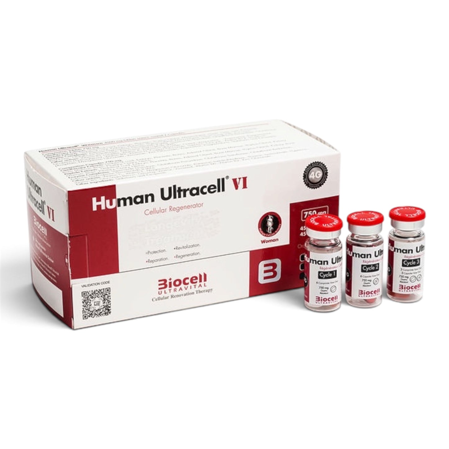 Human Ultracell VI mujer oral